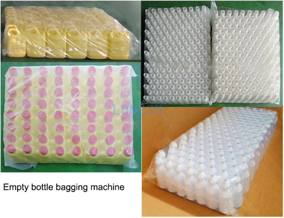 Otomatik plastik boş pet şişe torbalama makinesi hdpe kavanoz paketleme paketleme makinesi