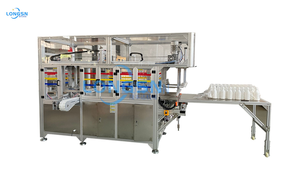 Otomatik Boş Plastik Şişe Packer HDPE PP PET ŞİŞİ TORGU Paketleme Makinesi