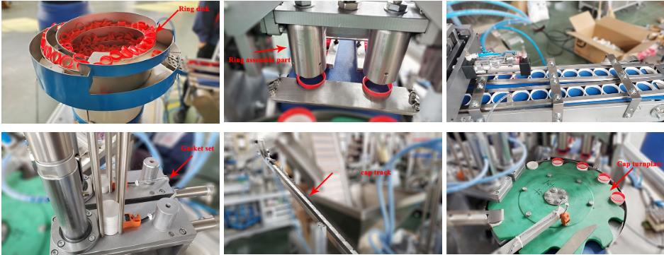 kapak halka montaj makinesi