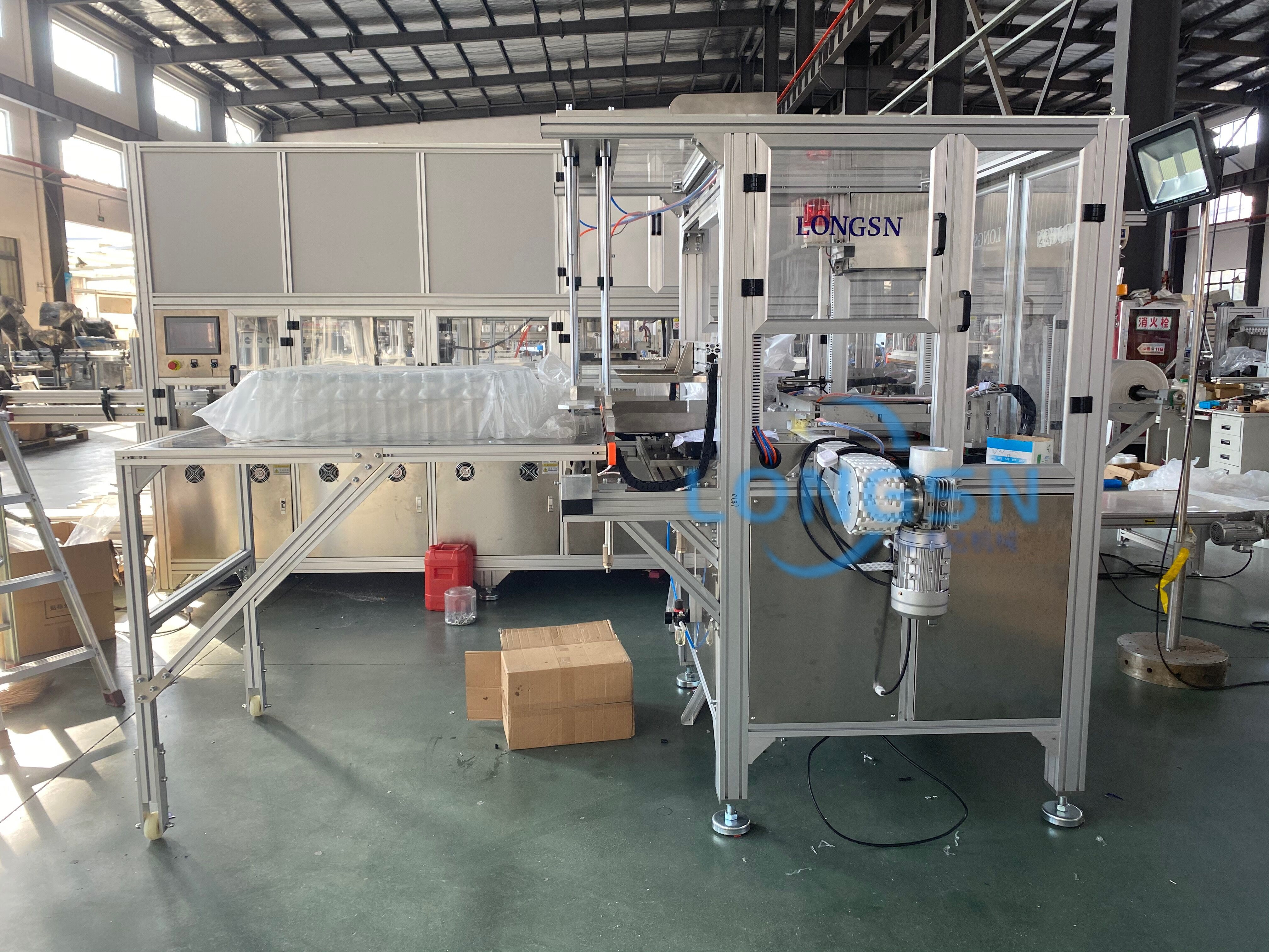 boş şişe paketleme makinesi 