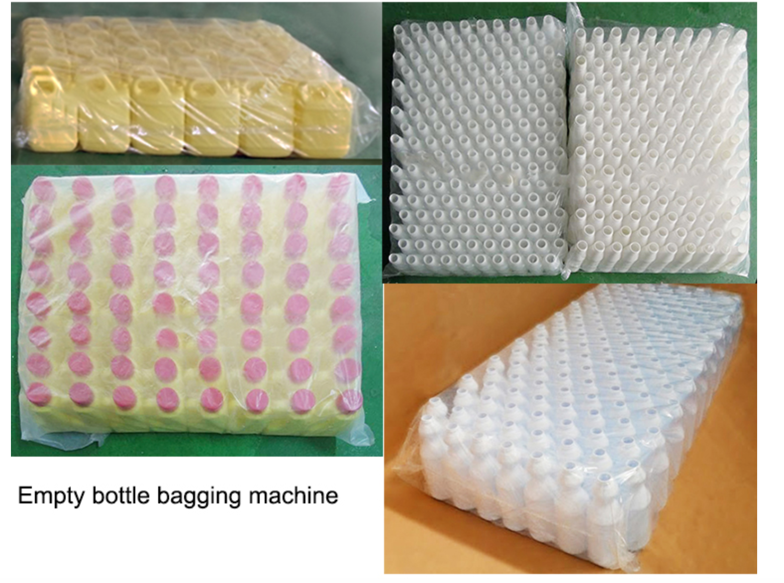 Otomatik Yüksek Hızlı Plastik Boş Şişe Bagger Makinesi Kavanozları Torbalama Paketleme Makinesi