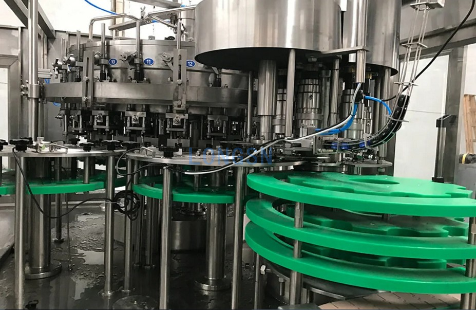Otomatik Soda Meşrubat Köpüklü Gazlı Şişe Su Dolum Şişeleme Makinesi Yapımı